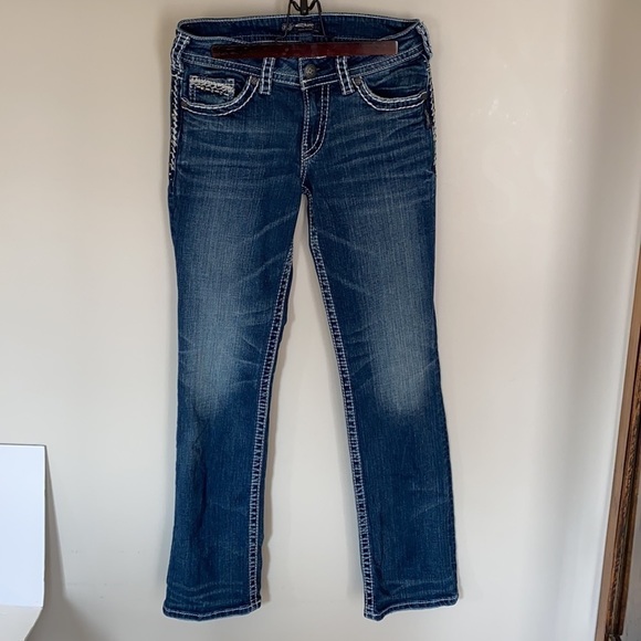 Silver Jeans Women's Boot Cut in Indigo - Picture 10 of 11